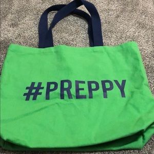 #Preppy tote bag